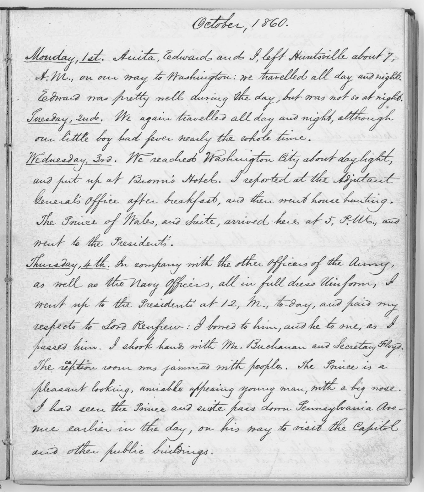 Civil War Diary Entries